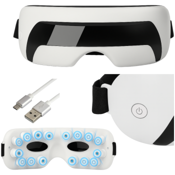 Masażer okolic oczu Okulary magnetyczne wibracyjne masujące MAX-E07